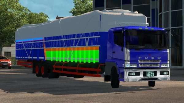 Mod Truck Fuso Bussid V3.1 screenshot 3