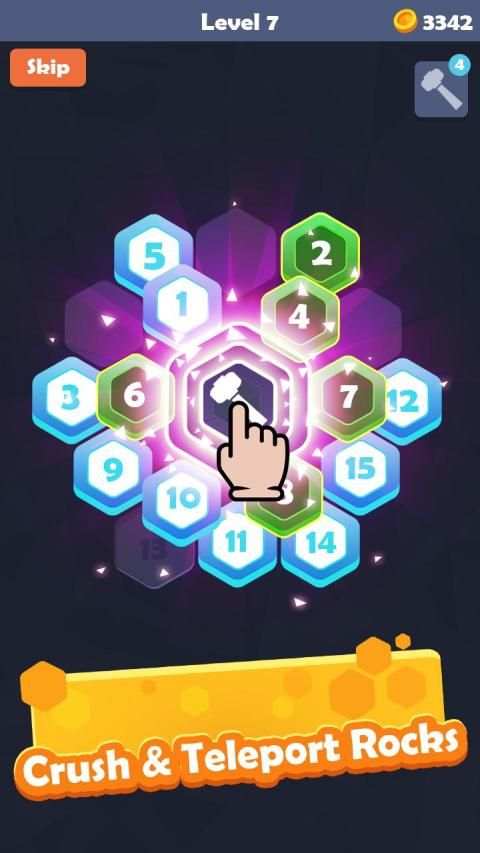 HexFactor: Swipe Crush Fun screenshot 5