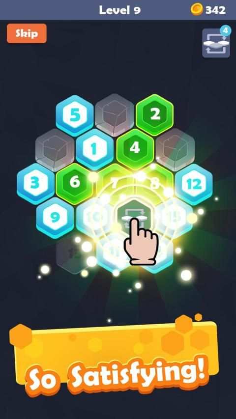 HexFactor: Swipe Crush Fun screenshot 3