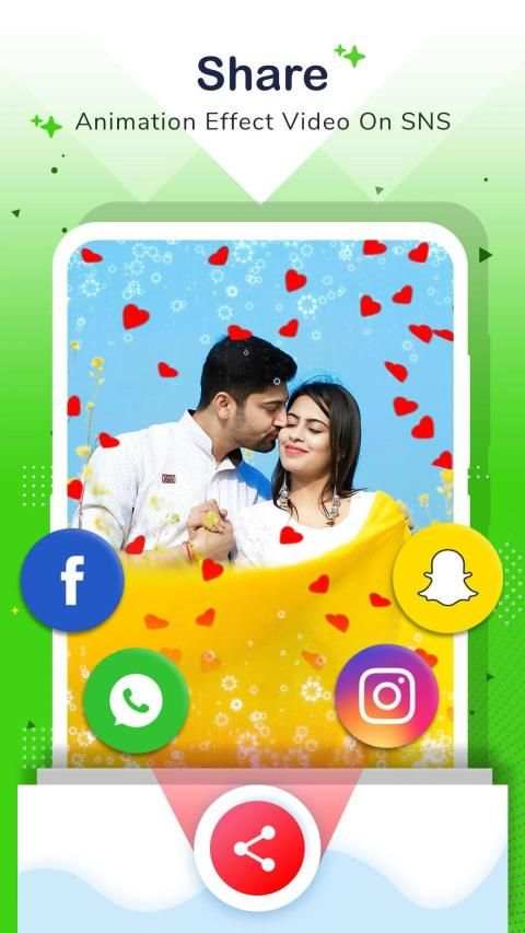 Heart Effect Photo Video Maker screenshot 1