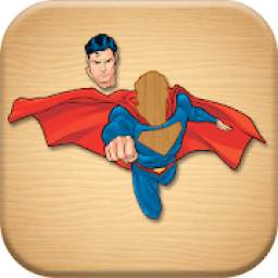 Puzzle Heroes Kids - Wooden Jigsaw Puzzle