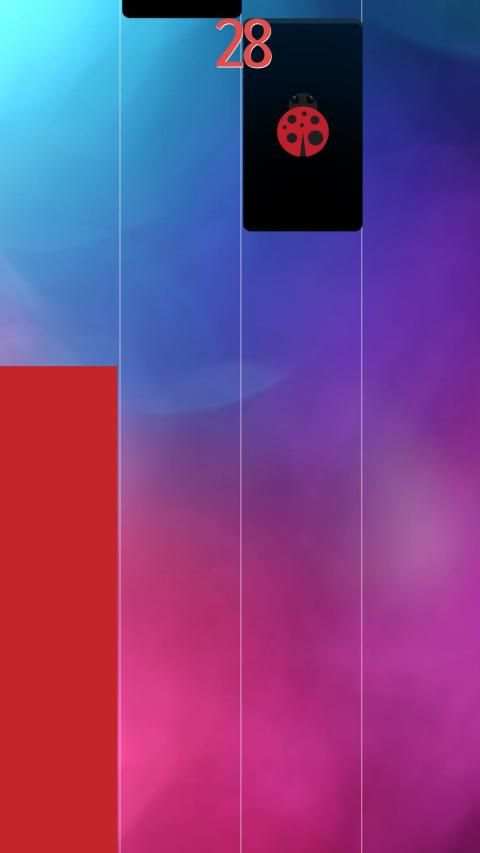 Piano Noir Ladybug Tiles 2 स्क्रीनशॉट 5