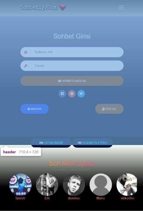 Turk-Chat Android Sohbet screenshot 1
