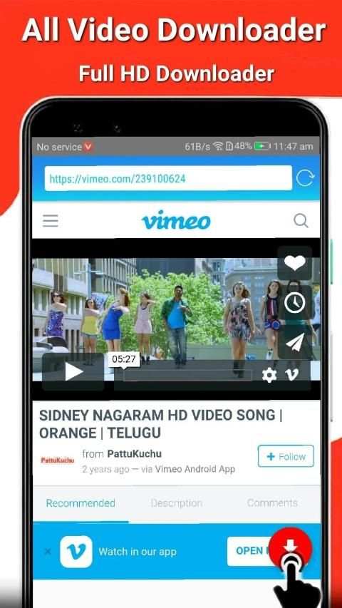 All Video Downloader - high speed Video Downloader स्क्रीनशॉट 2