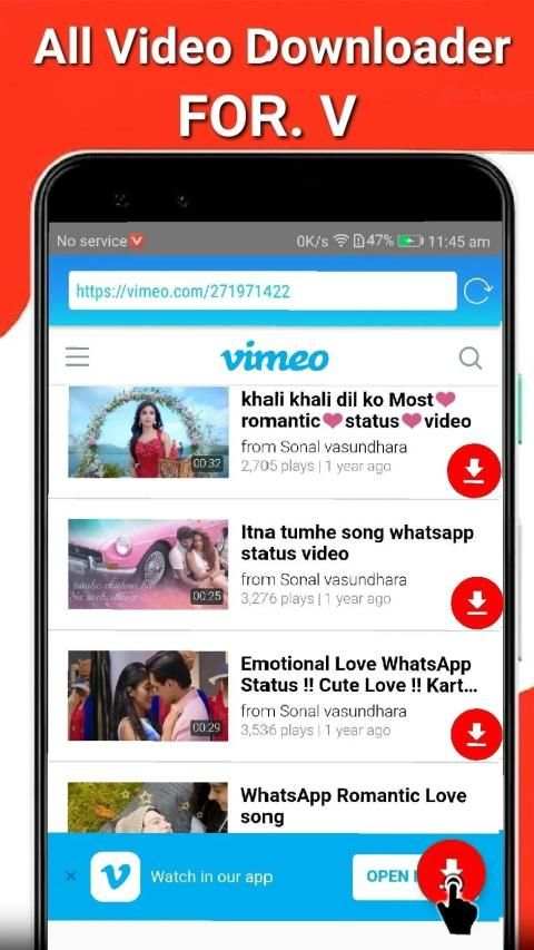 All Video Downloader - high speed Video Downloader स्क्रीनशॉट 3