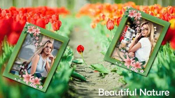 Natural Dual Photo Frames screenshot 2