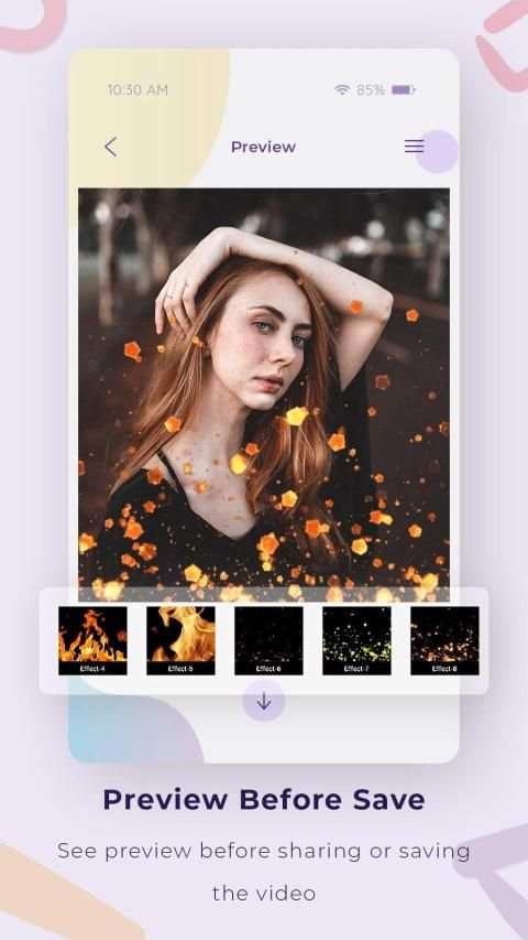 Fire Effect Video Maker स्क्रीनशॉट 4
