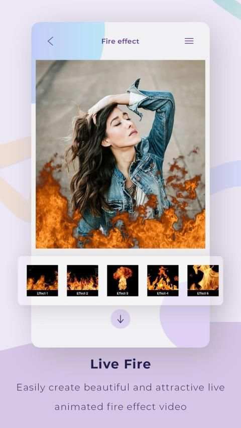 Fire Effect Video Maker स्क्रीनशॉट 8