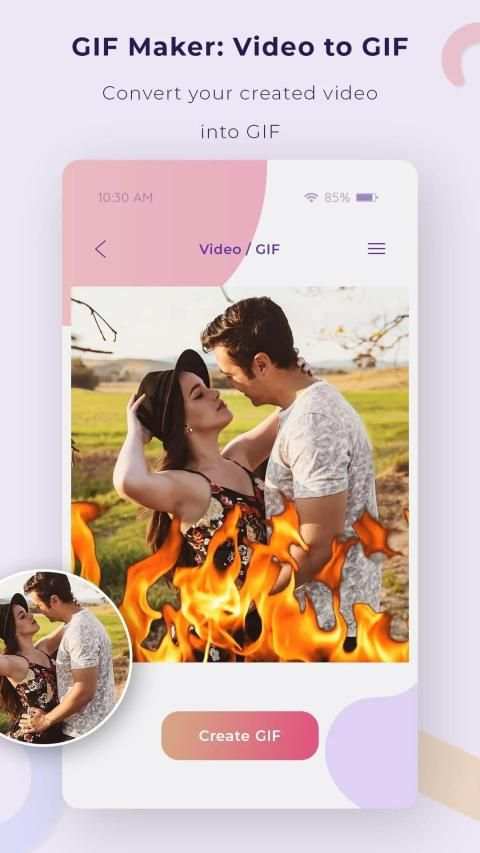 Fire Effect Video Maker स्क्रीनशॉट 5