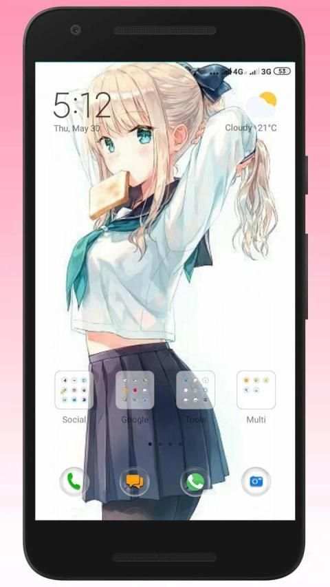 Girly Anime Wallpapers HD 4K (New Edition) screenshot 3
