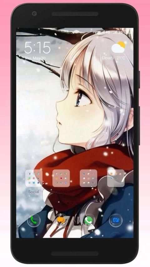 Girly Anime Wallpapers HD 4K (New Edition) screenshot 1