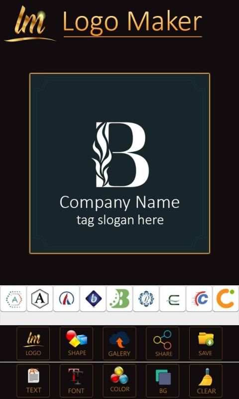 Logo Maker For Business Logo Design स्क्रीनशॉट 1