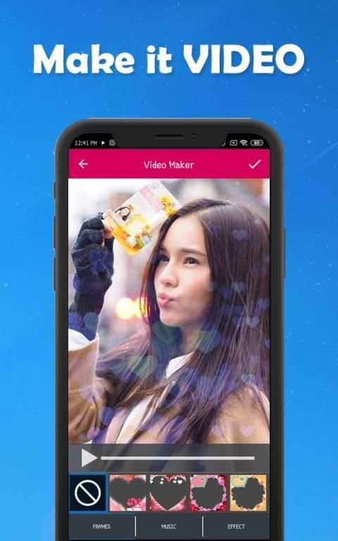 Photo Video Maker With Music - by Kiba Pro Version स्क्रीनशॉट 1