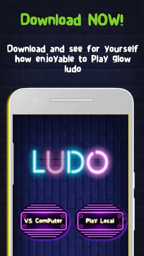 Glow ludo - Dice game screenshot 1