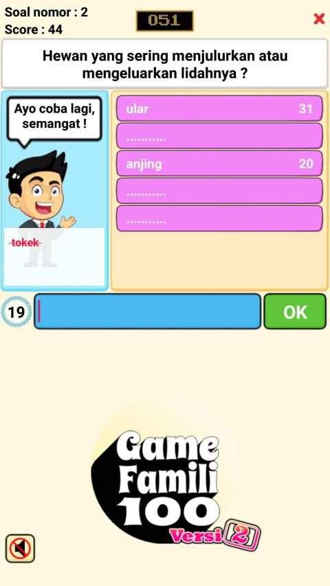 Game Survei Family 100 versi 2 screenshot 2