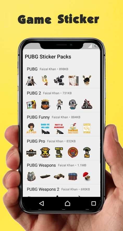 WAStickerApps pubg Sticker Packs स्क्रीनशॉट 1
