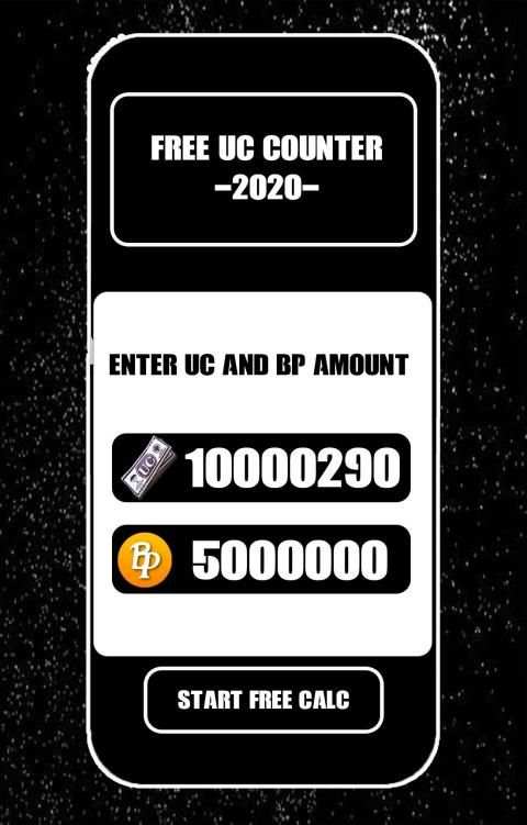 Free UC & Battle Points Counter For Pubg screenshot 2