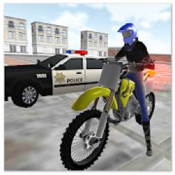 Motocross Driving Simulator–Police Chase Game