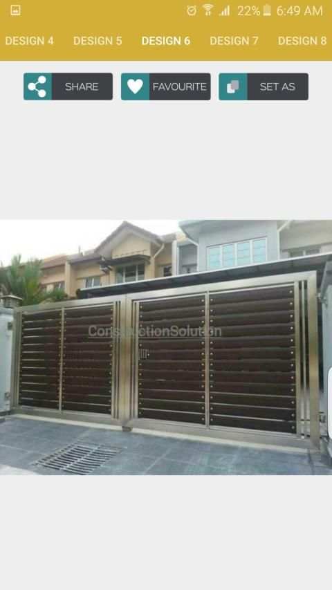 Steel Gate Design स्क्रीनशॉट 1