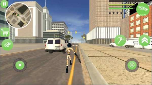 US Stickman Army Stickman Rope Hero Simulator screenshot 2