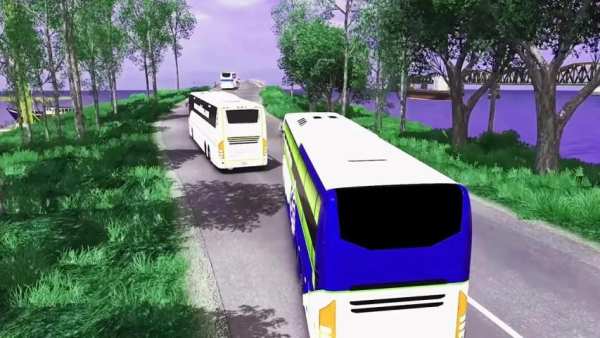 Fun Bus Racing Game 3D 2020:Heavy Bus Simulator स्क्रीनशॉट 1