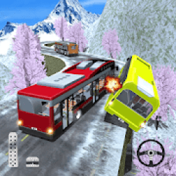 Heavy Bus Uphill Racing 3D - Bus Driving Game आइकन