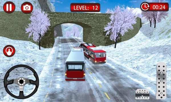 Heavy Bus Uphill Racing 3D - Bus Driving Game स्क्रीनशॉट 3