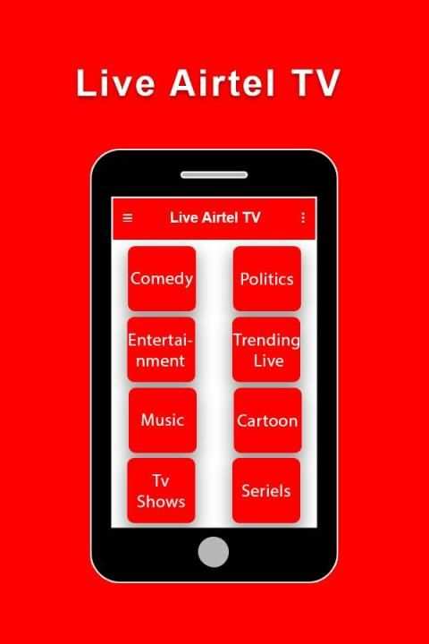 Airtel TV & Live Shows Tips स्क्रीनशॉट 1