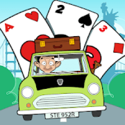 Mr Bean Solitaire Adventure - A Fun Card Game आइकन