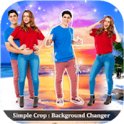 Simple Crop : Perfect Background Changer आइकन