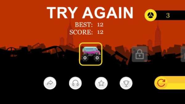 MonsterTruck - Hill Climbing screenshot 1