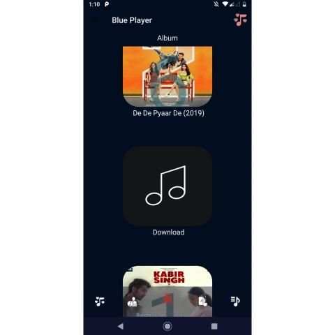 Blue Player स्क्रीनशॉट 2