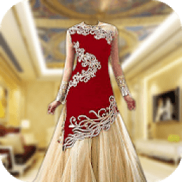 Royal Bridal Dress Photo Maker आइकन
