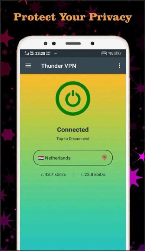 VPN Unblock Websites - Thunder VPN screenshot 1