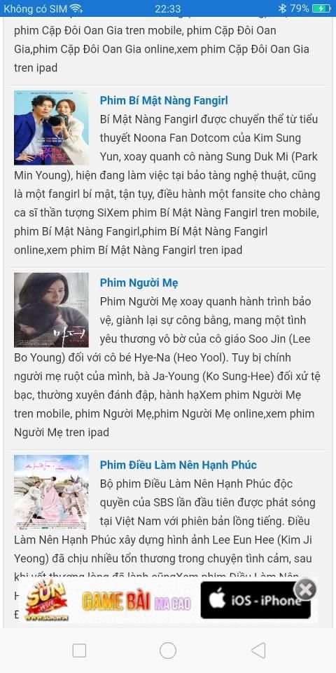 Phim Hàn Quốc HD Mới Nhất Vietsub Lồng Tiếng screenshot 6