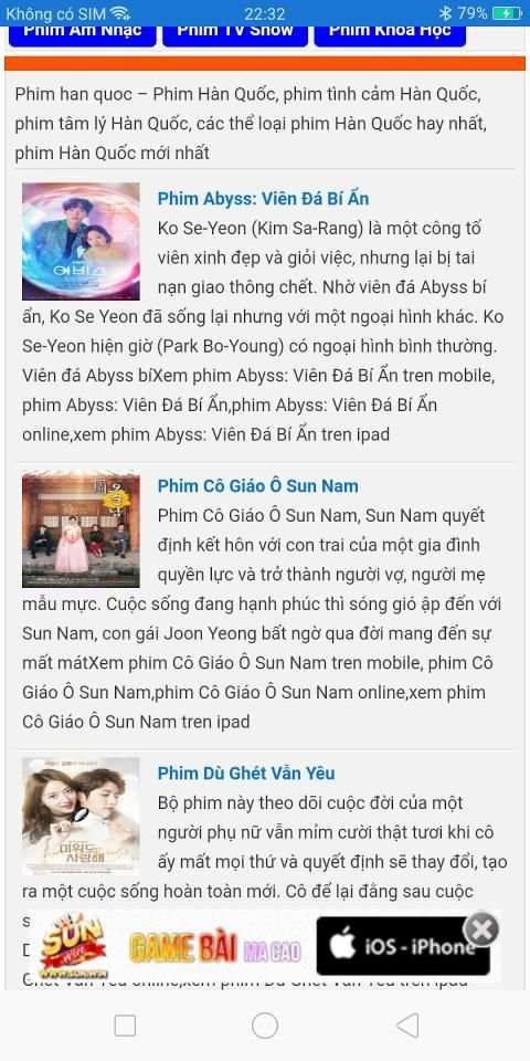 Phim Hàn Quốc HD Mới Nhất Vietsub Lồng Tiếng screenshot 8