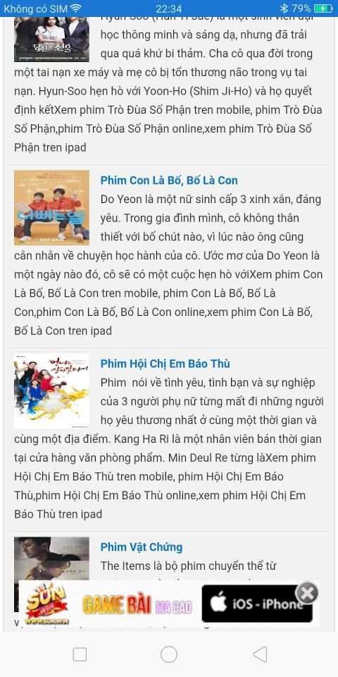 Phim Hàn Quốc HD Mới Nhất Vietsub Lồng Tiếng screenshot 3