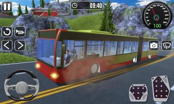 Real Bus Driving Racing Simulator - Uphill Climb screenshot 2
