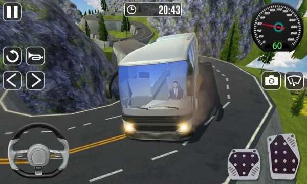 Real Bus Driving Racing Simulator - Uphill Climb screenshot 1