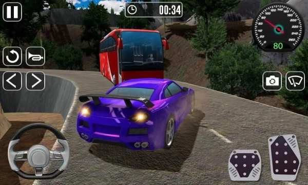 Real Bus Driving Racing Simulator - Uphill Climb screenshot 3