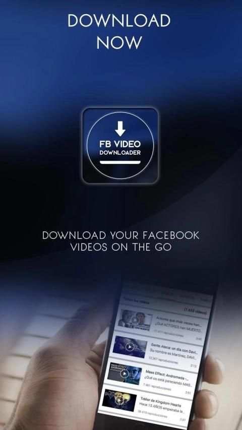 Fast FB Video Downloader - Download All FB Videos screenshot 1