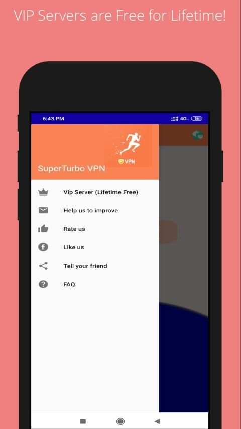 Super Turbo VPN - Unlimited & Fast VPN Online स्क्रीनशॉट 2