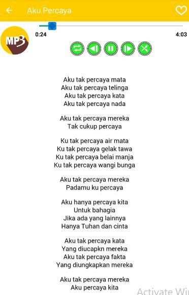 Anji Aku Percaya screenshot 2