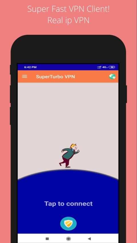 Super Turbo VPN - Unlimited & Fast VPN Online स्क्रीनशॉट 1