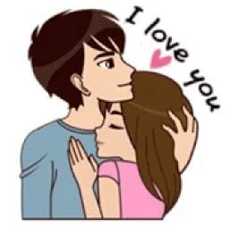 New Love Couple WASticker for WhatsApp