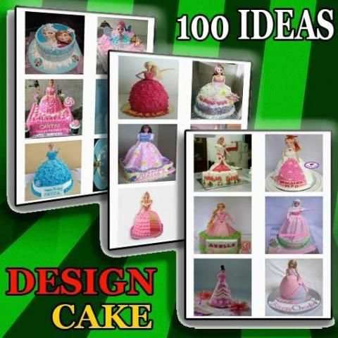 Ide Desain Kue Barbie screenshot 4