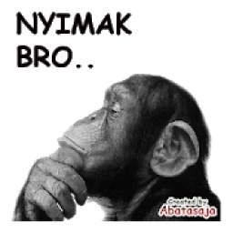 Stiker Monyet Lucu WAStickerApps 1.0