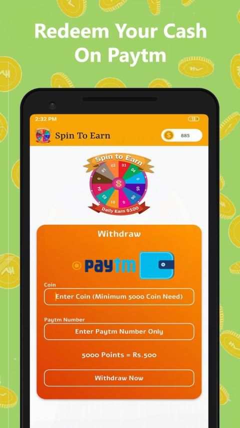 Spin To Earn - Win Daily Cash - Earn Money. 6 تصوير الشاشة