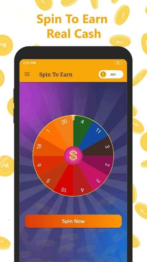 Spin To Earn - Win Daily Cash - Earn Money. 8 تصوير الشاشة