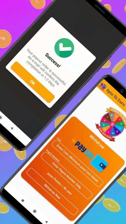 Spin To Earn - Win Daily Cash - Earn Money. 4 تصوير الشاشة